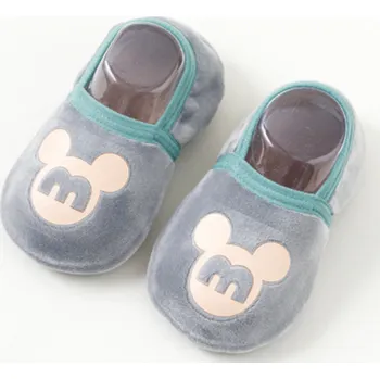 Chlapecké bačkory Sametové bačkůrky - MICKEY MOUSE (2-3 roky) (Značka: QICAI)