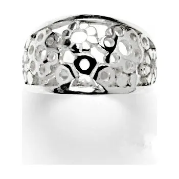 Prsten Stříbrný prsten kytičky - T928 (Stříbrný prsten s kytičkami)