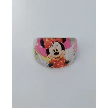 Prsten Prstýnek - MICKEY MOUSE OVAL - MINNIE MOUSE 3 - S vadou (Značka: ZHEJIANG)