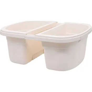 BAMA Závěsný truhlík KLUNIA 40 cm, krémová Množství: 2 ks BAMA