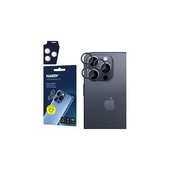 Telefonní příslušenství 3mk ochrana kamery HARDY Lens Protection Pro pro iPhone 15 Pro Max Black 5903108573375