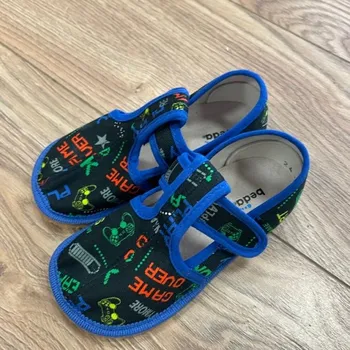 Dívčí obuv Beda barefoot Bačkůrky zúžené (SLIM) - PLAY, Boty Beda Velikost: 31
