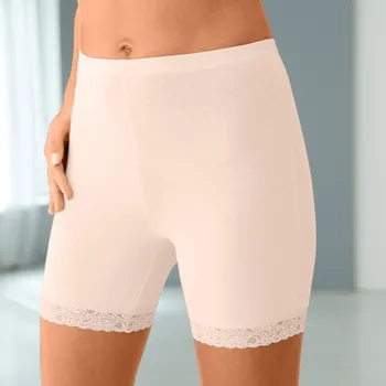 Kalhotky Blancheporte Sada 2 kalhotek panty z pružné bavlny s krajkou tělová 50/52