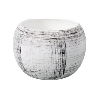 Obal na květník MANES GRID keramický matný d11x14cm