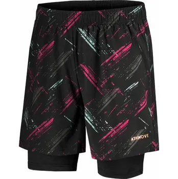 Athmove Binifred 2in1 běžecké kraťasy - 0 - černá - 36