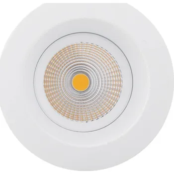 Lampička The Light Group SLC One Soft LED zapuštěný spot stmívající se do teplé bílé barvy - Hloubka dutiny nejméně 5,5 cm; tloušťka stropu 0,5 až 3 cm bílá 1 x 6 W LED - Doprava zdarma