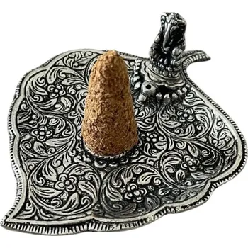 Čajovna Mani Bhadra - Stojánek na vykuřovadla - List s Ganéšou