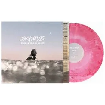 Zahraniční hudba LP Jack Botts: Sucker For Sunsets CLR 2023 Coloured White & Pink Marble Vinyl