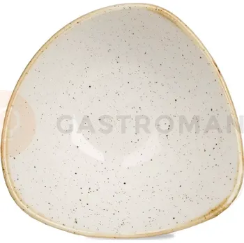 Miska trojúhelníková 185 mm, 370 ml | CHURCHILL, Stonecast Barley White