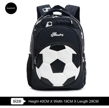 Sportovní batoh Pánský batoh s fotbalovým míčem Barva (Varianta): Černo-bílá
