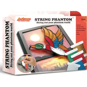 kreativní sada Vyplétaný obrázek-kachna