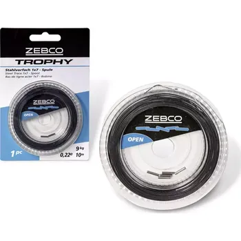 Zebco ocelové lanko 1x7 Trophy Steel Trace 10m VÝPRODEJ - 10m 9kg