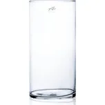 Váza CYLI válcovitá ruční výroba skleněná d15x30cm