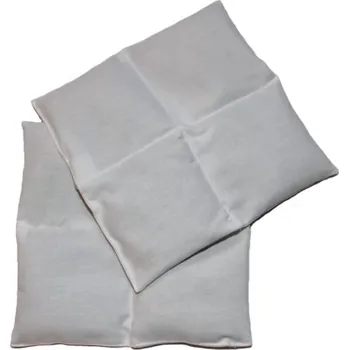 Masážní přístroj Priessnitz Prošívaný polštářek do zábalu pro dospělé bílá, pohanka 2 ks, 20x20 cm