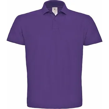 Pánská košile B&C Unisex polokošile PUI10 Purple S