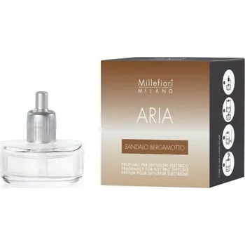 Millefiori Milano - náplň do elektrického difuzéru ARIA, Sandalo Bergamotto (Santálové dřevo a bergamot)