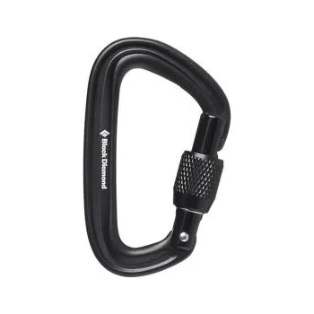 Jištění Karabina Black Diamond LITEFORGE SCREWGATE CARABINER Black one-size