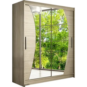 Šatní skříň Velká šatní skříň WESTA X sonoma šířka 150 cm