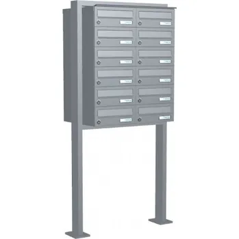 Poštovní schránka Sestava schránek B-016 volně stojící v rámu Komfort