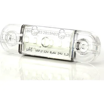 Autodíl WAS Světlo poziční/obrysové přední LED 12-24V, bílá • W97.2