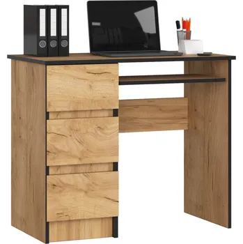 Dětská skříň Počítačový stůl A-6 levá- dub craft