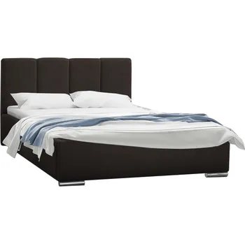 Postel Postel ZAY 02 STANDARD 160x200 cm - stříbrné nohy Hnědá