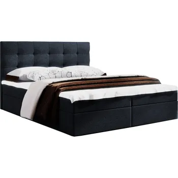 Postel Postel 52 MISSISSIPPI 120x200 cm s úložným prostorem Tmavě modrá