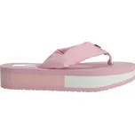 Dámské žabky Tommy Hilfiger WEBBING MID BEACH SNDL NW STRP 39 Růžová, Bílá