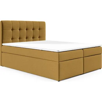Postel Postel 50 VERMONT 140x200 cm s úložným prostorem Žlutá