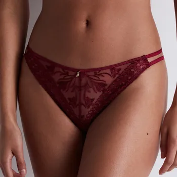 Dámské spodní prádlo Aubade - Magnetic spell tanga crimson red 42 2D26