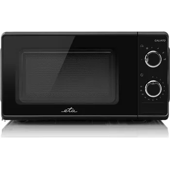 Mikrovlnná trouba ETA 221090010 Galiato – Mikrovlnná trouba s mechanickým ovládáním, 17 l, černá