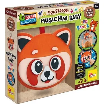 Hudební nástroj pro děti Zabawka Montessori Wood - Muzyczna panda