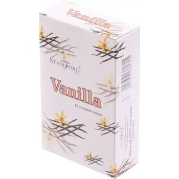 Vonná tyčinka Vonné kužely Stamford - Vanilka 15ks