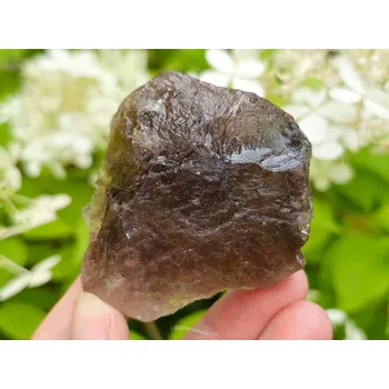 Přírodní kámen Krystal přírodní záhněda z Brazílie 100g