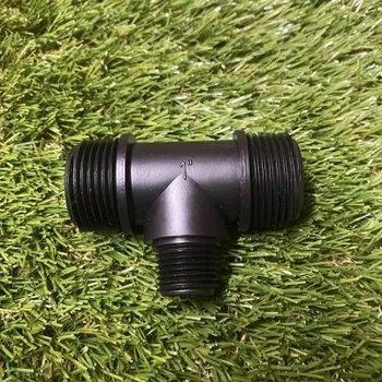 Plastica Alfa Plastový T-kus 2x 1" a 1x 1/2" vnější závit