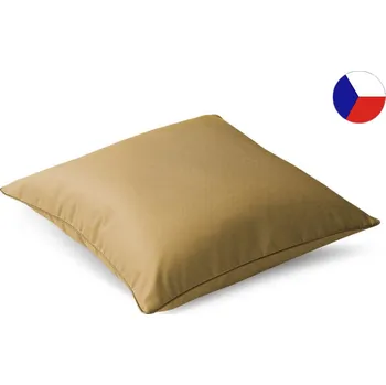 Povlak na dekorativní polštářek Saténový povlak na polštář 40x40 EXCELLENT GRACE Podzimní hnědý s výpustkou