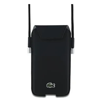 Pouzdro na mobilní telefon Lacoste PVC Iconic Petit Pique Kapsa na Telefon XL Black