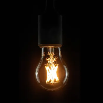 Lampička Segula LED žárovka E27 7W 927 LED uhlíková vlákna čirá