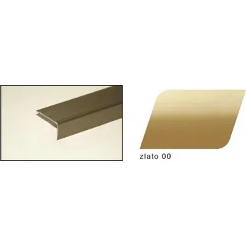 přechodová lišta Schodový profil 45x23mm SAMOLEPÍCÍ Barva: Zlatá, Zvolte délku: 270 cm