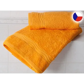 Ručník Froté ručník 50x100 NORA 450g Vlny oranžové
