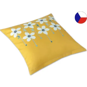 Povlak na dekorativní polštářek Luxusní saténový povlak na polštář 40x40 GEON Pohlazení jara