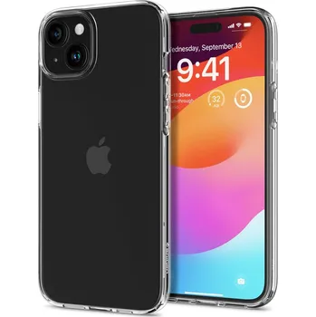 Pouzdro na mobilní telefon KRYT SPIGEN LIQUID CRYSTAL IPHONE 15 PLUS CRYSTAL CLEAR