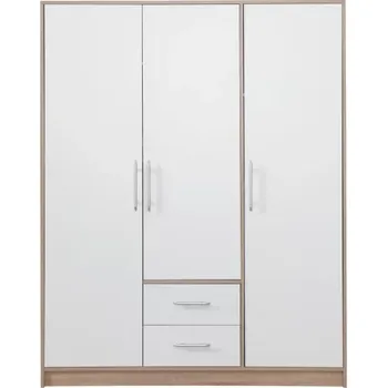 Šatní skříň Šatní skříň Smart 150 cm, dub sonoma/bílá