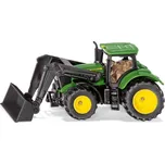 Traktor s nakladačem SIKU JOHN DEERE WITH FRONT LOADER UNI Zelená, Černá, Žlutá