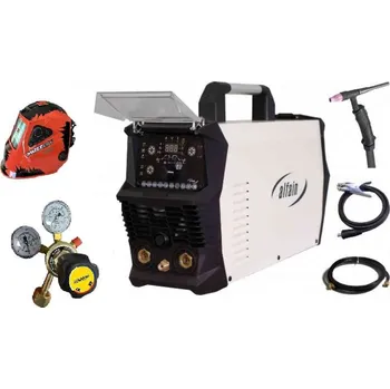 Svářečka Perun 200 AC/DC Pulse HF Varianta: SET 11: svářečka s výbavou v popisu stroje + RV Argon + kukla profi 5.0293