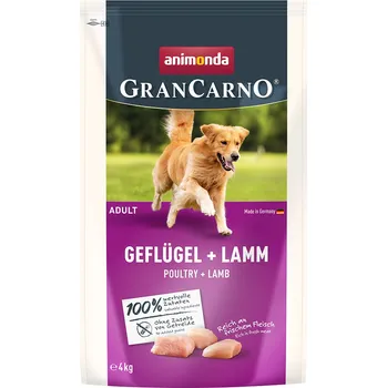Pro psa Výhodné balení: 2x4kg animonda GranCarno Adult drůbeží a jehněčí maso granule pro psy