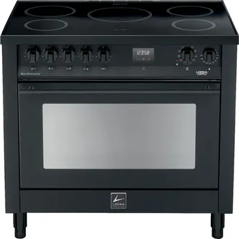 Sporák Lofra PNMG96MFT/5IF indukční sporák 90 cm černý mat