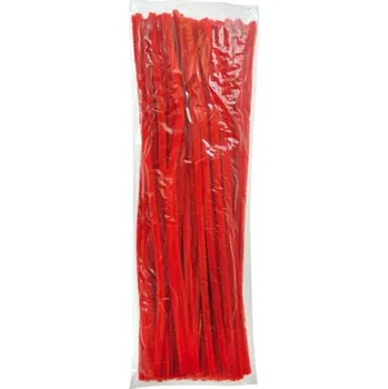 Modelovací dráty 30cm, 100ks - červené