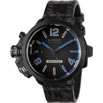 Hodinky U-Boat 8806 Capsule 50 mm PVD BK BL