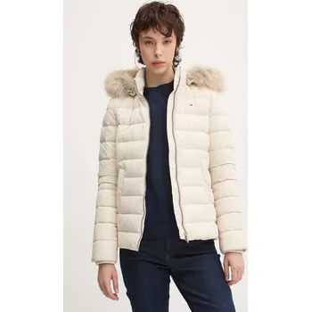 Péřová bunda Tommy Jeans DW0DW18312 béžová 01B, vel. XS